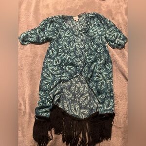 Lularoe Wolf Monroe Kimono S